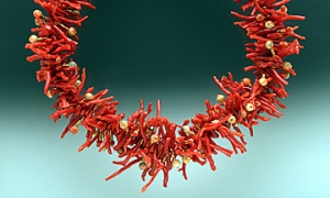 Necklace:Red Branch Coral